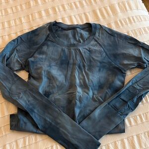 lululemon athletica Navy Long Sleeve Top